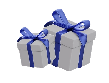 Regalo con nastro blu Eurobet